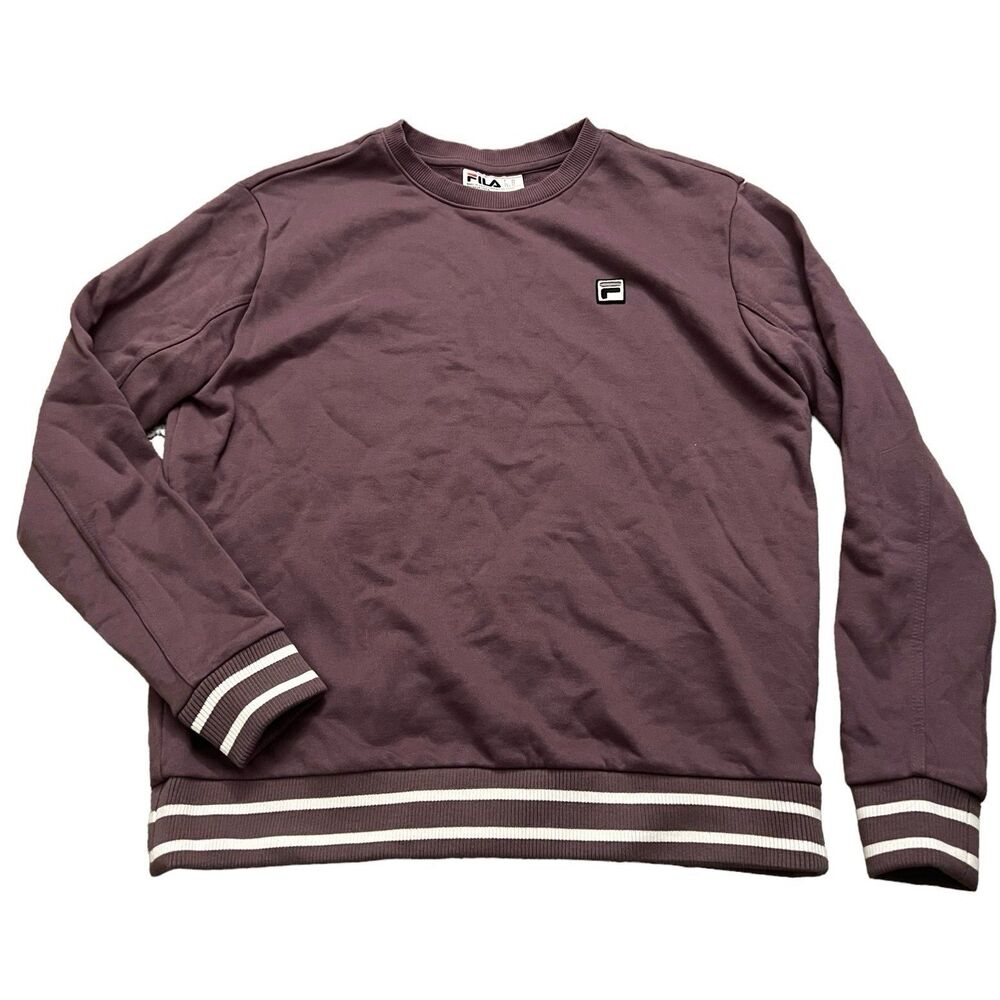 FILA Crew Neck Purple Sweater from ASOS XL